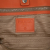 Prada B Prada Brown Beige with Orange Canvas Fabric Canapa Logo Convertible Tote Italy