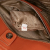 Prada B Prada Brown Beige with Orange Canvas Fabric Canapa Logo Convertible Tote Italy
