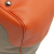 Prada B Prada Brown Beige with Orange Canvas Fabric Canapa Logo Convertible Tote Italy