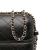 Chanel AB Chanel Black Lambskin Leather Leather CC Quilted Lambskin Chain Around Phone Holder Italy