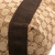 Gucci B Gucci Brown Beige Canvas Fabric GG Tote Italy