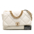 Chanel B Chanel White Off White Lambskin Leather Leather Maxi Lambskin 19 Flap Italy