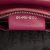 Christian Dior B Dior Purple Magenta Lambskin Leather Leather Medium Lambskin Cannage Lady Dior Italy