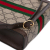 Gucci AB Gucci Brown Beige Coated Canvas Fabric Mini GG Supreme Ophidia Web Satchel Italy