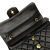 Chanel Classic Double Flap Small Matelassè Lambskin Flap Shoulder Bag Black