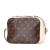 Louis Vuitton B Louis Vuitton Brown with White Monogram Canvas Canvas Monogram Saintonge Spain