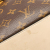 Louis Vuitton B Louis Vuitton Brown with White Monogram Canvas Canvas Monogram Saintonge Spain