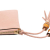Gucci B Gucci Pink Light Pink Calf Leather skin Bamboo Clutch Italy