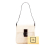 Fendi B Fendi Brown Beige Canvas Fabric Zucca Shoulder Bag Italy