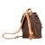 Celine B Celine Brown Coated Canvas Fabric Macadam Backpack Italy