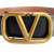 Valentino VLOGO Calfskin Leather Reversible Wide Belt 95/38 Black