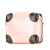 Louis Vuitton B Louis Vuitton Pink Light Pink with Brown Vernis Leather Leather Vernis Miroir Venice Italy