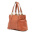 Gucci B Gucci Orange Dark Orange Calf Leather Medium Bamboo Libeccio Tote Italy