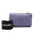 Chanel B Chanel Blue Calf Leather CC skin Double Stitched Wallet on Chain Italy