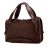 Celine B Celine Brown Suede Leather Macadam and Croc Embossed Bittersweet Hobo China