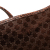 Celine B Celine Brown Suede Leather Macadam and Croc Embossed Bittersweet Hobo China