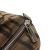 Fendi B Fendi Brown Canvas Fabric Zebra Print Handbag Italy