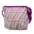 Fendi B Fendi Purple Nylon Fabric Zucca Crossbody Italy