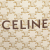 Celine AB Celine White Coated Canvas Fabric Mini Triomphe Vertical Cabas Satchel Italy