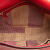 Gucci B Gucci Red Calf Leather Medium Bamboo Daily Crossbody Italy