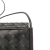 Bottega Veneta AB Bottega Veneta Black Calf Leather skin Intrecciato Solstice Phone Pouch Italy