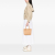 Chanel B Chanel Brown Beige Calf Leather Small CC skin Wild Stitch Tote France