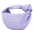 Bottega Veneta AB Bottega Veneta Purple Nappa Leather Leather Mini Nappa Intrecciato Jodie Italy