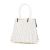 Ferragamo B Ferragamo White Straw Natural Material Gancini Handbag Italy