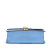 Gucci B Gucci Blue Light Blue Calf Leather Small Sylvie Web Satchel Italy