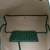 Goyard B Goyard Green Coated Canvas Fabric Goyardine Saint Louis PM France