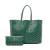 Goyard B Goyard Green Coated Canvas Fabric Goyardine Saint Louis PM France