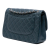 Chanel AB Chanel Blue Peacock Caviar Leather Leather Jumbo Classic Iridescent Caviar Double Flap Italy