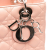 Christian Dior B Dior Pink Salmon Lambskin Leather Leather Medium Lambskin Cannage Lady Dior Italy