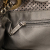 Chanel B Chanel Silver Calf Leather Metallic Perforated skin Drill Accordion Flap Italy