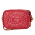 Gucci B Gucci Red Calf Leather Mini GG Marmont Matelasse Crossbody Italy