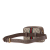 Gucci AB Gucci Brown Beige Coated Canvas Fabric Small GG Supreme Ophidia Belt Bag Italy