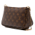 Louis Vuitton Multi Pochette Accessoires Canvas Pouch Bag Brown