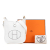 Hermès AB Hermès White Calf Leather Clemence Evelyne TPM France
