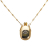 Gucci B Gucci Gold Gold Plated Metal Perfume Bottle Pendant Necklace Italy