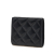 Chanel AB Chanel Black Lambskin Leather Leather CC Quilted Lambskin Compact Bifold Wallet Spain