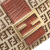 Fendi B Fendi Brown Beige Canvas Fabric Zucchino Crossbody Italy