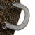 Fendi B Fendi Brown Canvas Fabric Small Zucca Twins Tote Italy
