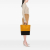 Celine B Celine Orange Light Orange Calf Leather Small Bicolor Suede and skin Vertical Cabas Tote Italy