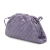 Bottega Veneta B Bottega Veneta Purple Nappa Leather Leather Nappa Intrecciato The Mini Pouch Crossbody Italy