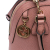 Gucci B Gucci Pink Calf Leather Mini GG Charm Dome Satchel Italy