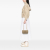 Celine B Celine Brown Light Brown Goatskin Leather Matelasse Monochrome Chain Shoulder Bag Italy