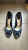 Dior Marineblaue Peep Toe Lackleder Pumps