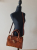 Burberry Medium bridle leather bowling bag