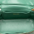 Prada AB Prada Green Mint Calf Leather Mini Vitello Daino Vanity Top Handle Bag Italy