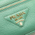 Prada AB Prada Green Mint Calf Leather Mini Vitello Daino Vanity Top Handle Bag Italy